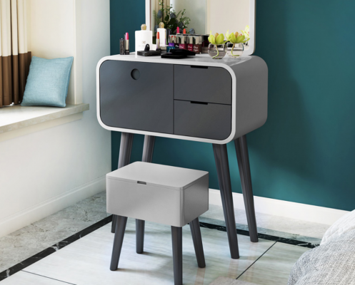 Konsolen Tisch Schminktisch Schmink Tische Konsole Schlaf Zimmer Sekretär Metall