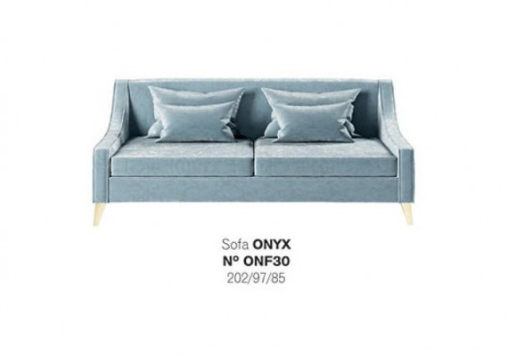 Samt Dreisitzer Sofa 3 Sitz Sofas Stoff Wohnzimmer Polyester Modern Luxus Blau