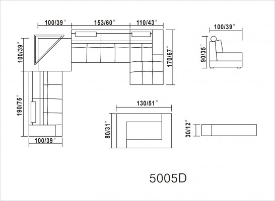 Designer Polster Ledersofa Couch U-Form Modern Sofa Wohnlandschaft