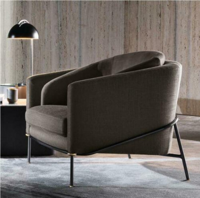 Moderner Design Sessel Wohnzimmer Einsitzer Sofa Couch Lounge Club