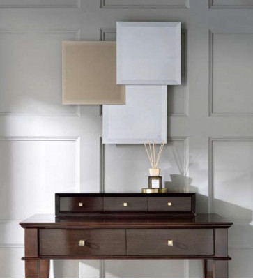 Schminktisch Hocker Konsolen Tisch Luxus Holz Sekretär Braun Schlafzimmer 2tlg