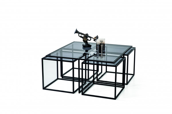 Kaffeetisch Couchtisch Designer Tisch Metall Wohnzimmertisch Tisch 