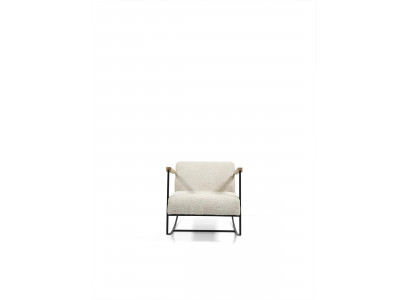 Sessel 1 Sitzer Textil Polster Sitzer Neu Luxus Sessel Design Lounge