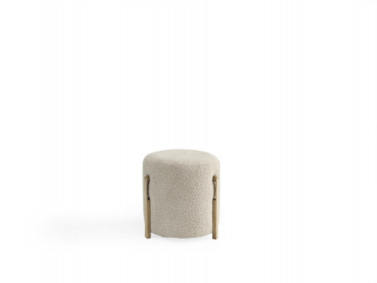 Gruppe Hocker Polyester Wohnzimmer Sitz Stoff Luxus Sitzer 2tlg. Neu
