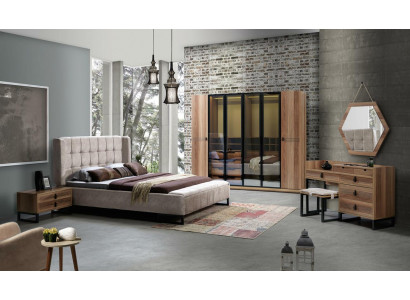 Elegantes Schlafzimmermöbel-Set im minimalistischen italienischen Design