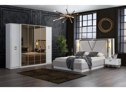 Modernes elegantes Schlafzimmermöbel-Set im luxuriösen Design und zeitgemäßem Stil
