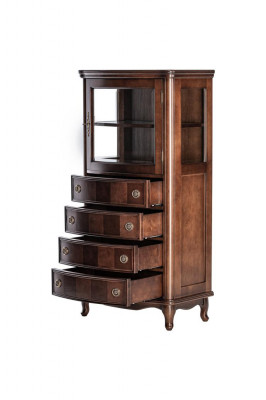 Moderne Vitrine Schrank Vitrinen Wohnzimmer Schau Design Schränke Glas Möbel Neu