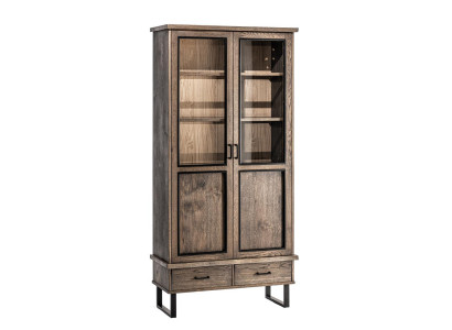 Klassische Vitrine Schrank italienische Möbel Vitrinenschrank Vitrinen Neu 22802