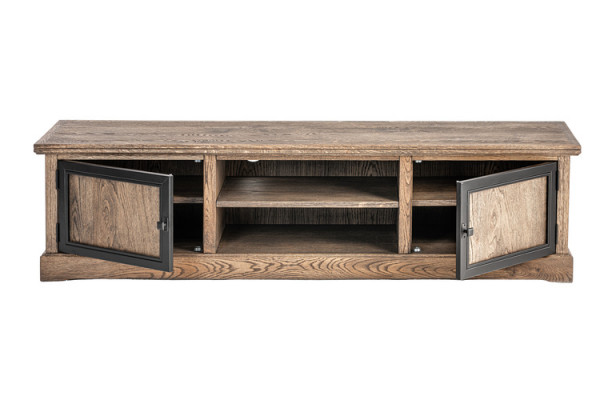 rtv tv Sideboard Echtes Holz Glas Tisch Fernseh Schrank Tische Designer Lowboard