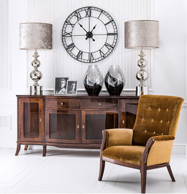 XXL Sideboard Anrichte Kommode Wohnzimmer Schrank Holz Regal Antik Stil Design