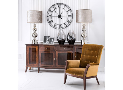 XXL Sideboard Anrichte Kommode Wohnzimmer Schrank Holz Regal Antik Stil Design