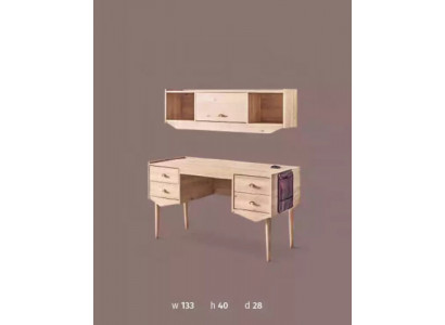 Sekretär Schreibtisch Tisch 134x60x77 Schreibtische Tische Möbel Holz Computer