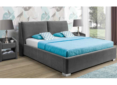 Design Bett Schlafzimmer Betten Textil Leder Hotel Luxus Polster Ehe Doppel