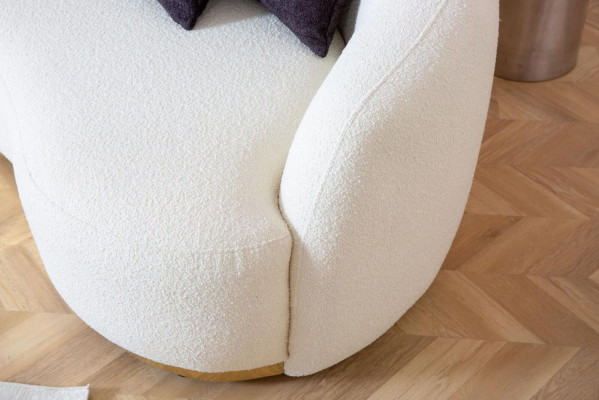 Designer Rund sofa Weiße Eckgarnitur Moderne Möbel in Wohnzimmer Luxus