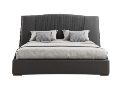 Luxus Bett Holz Betten Bettrahmen Grau Doppel Bettgestell Betten Doppelbetten-