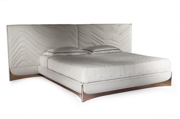 Elegantes DoppElegantes Doppelbett luxuriöses Schlafzimmerbett stilvolles Bett