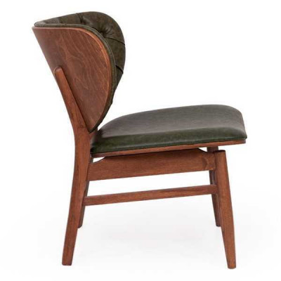 Moderner Chesterfield Grüner Einsitzer Polstersessel Einsitzer Lehnstuhl