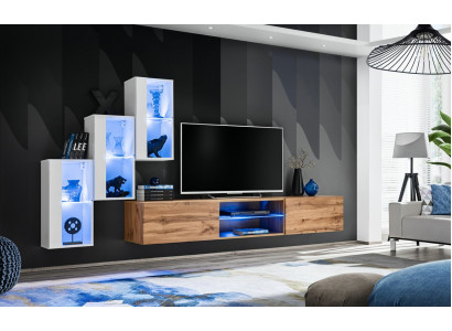 Wohnzimmer Neu Wohnwand Einrichtung Modern Modern TV-Ständer Wandschrank