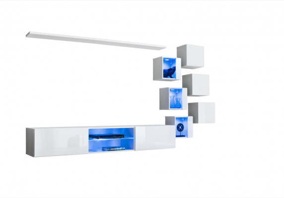 Luxus Wohnwand Einrichtung Neu Möbel Wandschrank Wohnzimmermöbel Komplett