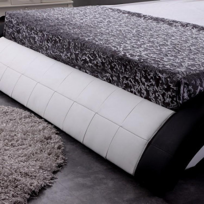 Design Bett Big Betten Leder Hotel Polster 180x200 Multifunktion Regal