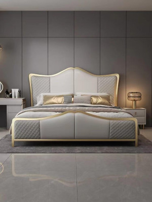 Schlafzimmer Set Designer Luxus Gruppe Garnitur Bett 2x Nachttisch 3 tlg Neu