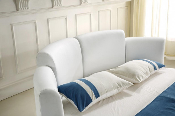 Designer Bett Betten Polsterbett Rundbett 200x200 Ehebett Doppelbett LED