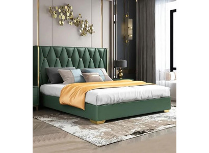 Bett Chesterfield Luxus Betten Barock Rokoko Möbel Hotel Leder Schlafzimmer Neu
