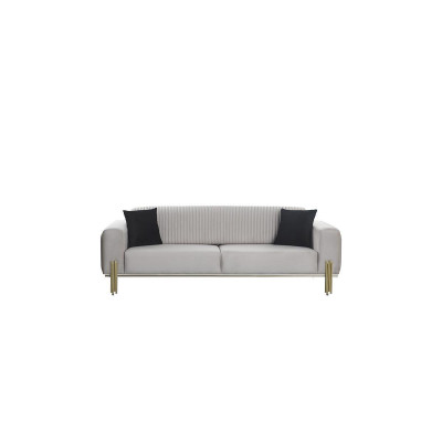 Weißer Dreisitzer Sofa Moderne Couch Polstermöbel Wohnzimmermöbel Neu