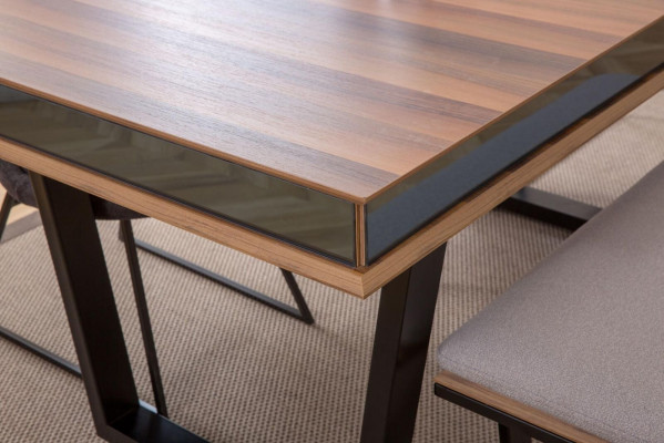 Komplette Essgarnitur Esstisch 4x Stühle Essgruppe Bank Esstisch Tisch 6tlg.