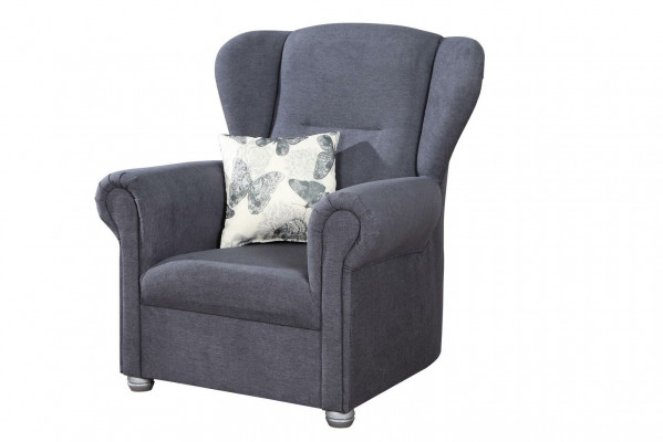 Modern Design Ohrensessel Stoff Couch Sofa Polster Sofas Sessel Fernseh