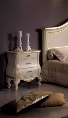 Schlafzimmer Set Bett 2x Nachttische Schrank Kleiderschrank Kommode Spiegel