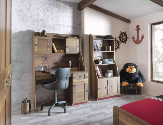 Kinderregal Bücherregal Bücherschrank Standregal Regal Holz Braun Schrank