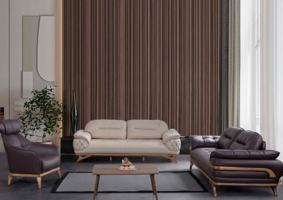 Wohnzimmer Möbel Designer Sofagarnitur Dreisitzer Sessel Sitzgruppe Neu