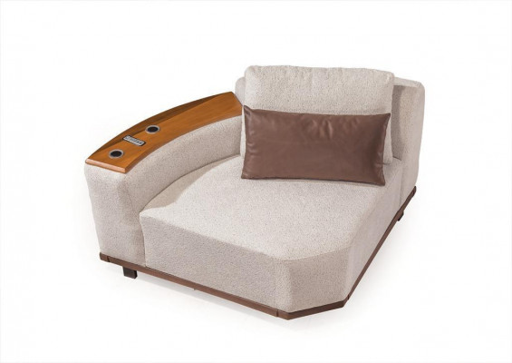 Luxuriöser Ecksofa In L-Form Mit Musiksystem Polster Wohnzimmer Sofas