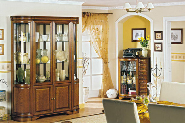  Klassische Vitrine Kommode Kommoden Kommodenschrank Bar Vitrinen - Model Z-K-NM