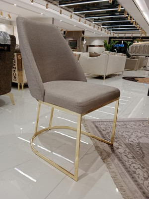 Modern Möbel Set 6x Stühle Esszimmer Polster Stühle Textil Stuhlgruppe