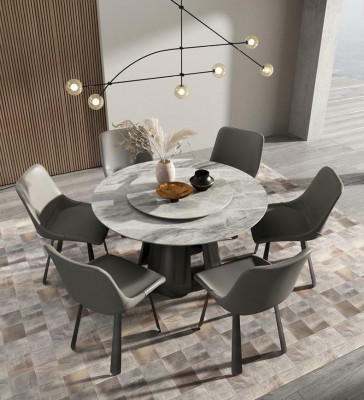 Stuhl Set Gruppe Stühle Hotel Polster Garnitur 6x Gruppen Edelstahl Sessel