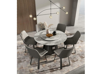 Stuhl Set Gruppe Stühle Hotel Polster Garnitur 6x Gruppen Edelstahl Sessel
