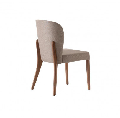 Esszimmer Set Stuhl Textil Küche Designer Stoff Polster Stühle