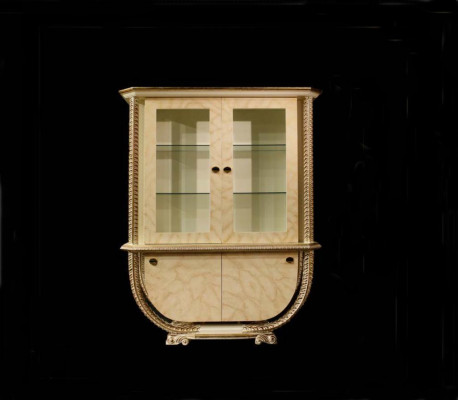 Klassisches Esszimmer Set Edler Esstisch 4x Stühle Anrichte Vitrine 8tlg