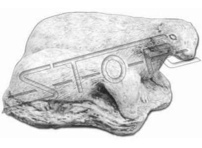 Garten Dekoration Frettchen Terrasse Stein Figuren Figur Deko Statue