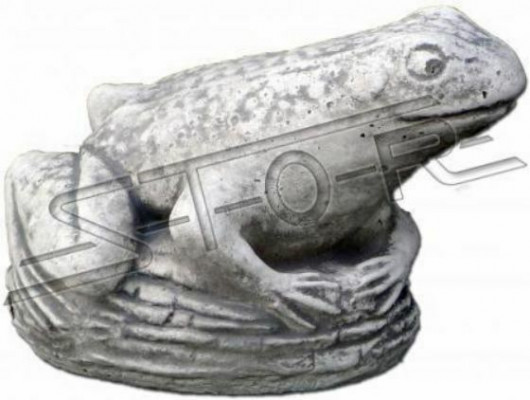 Garten Dekoration Frosch Terrasse Stein Figuren Figur Deko Statue