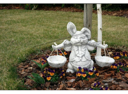 Garten Dekoration Hase Terrasse Stein Figuren Figur Dekorative Natur Statue