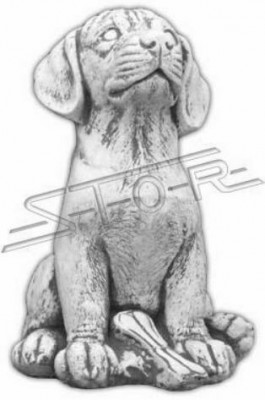 Garten Dekoration Hund Terrasse Stein Figuren Figur Deko Statue