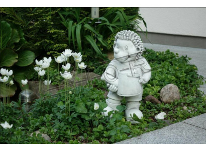 Garten Dekoration Igel Terrasse Stein Figuren Figur Deko Statue Skulptur