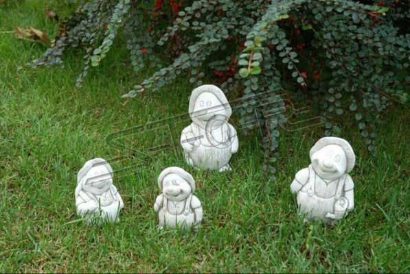 Garten Dekoration Igel Terrasse Stein Figuren Figur Karikatur Deko Statue