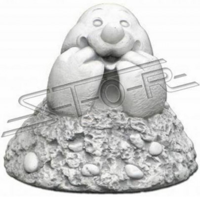 Garten Dekoration Maulwurf Terrasse Stein Figuren Figur Deko Statue