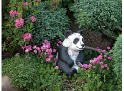 Garten Dekoration Panda Terrasse Stein Figuren Figur Deko Statue