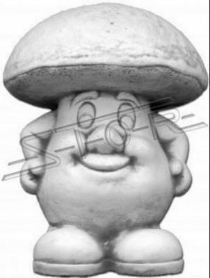 Garten Dekoration Pilz Terrasse Stein Dekor Figur Figuren Natur Statue