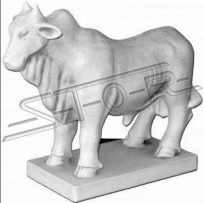 Garten Dekoration Steinbock Terrasse Stein Figuren Figur Deko Statue